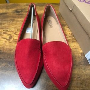 Red Suede Brash loafer/flats size 12 women’s.